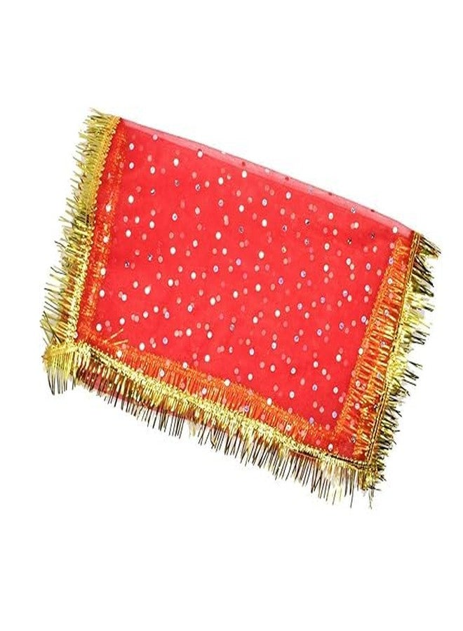 GLAN Navratri Gifting Items for Kanjak Boys and Girls On Kanya Pujan (Set of 12 Plates and 9 Chunari) Pack of 1 - Image 5